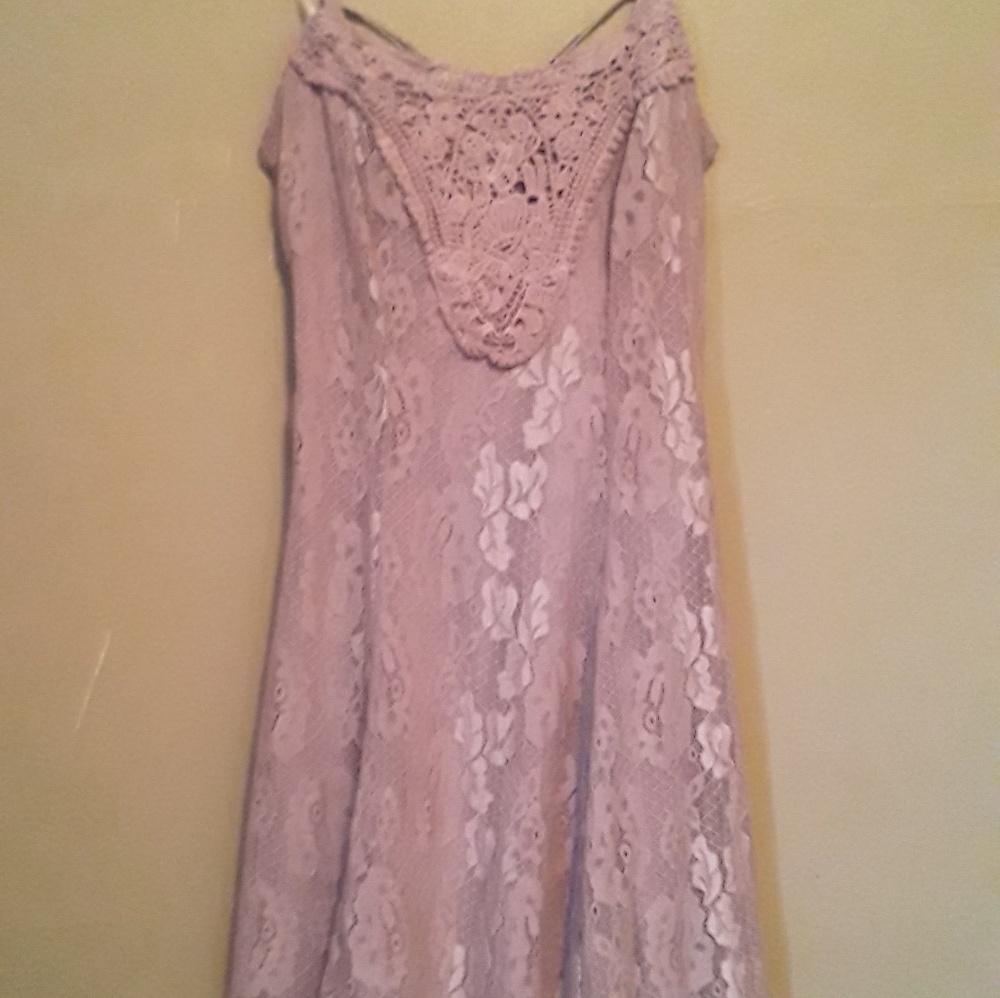 Pink boho dress